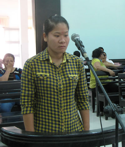 Quang cảnh phiên tòa.