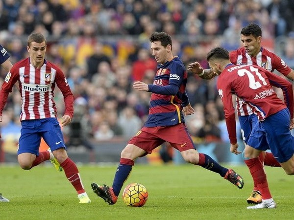 Barcelona đối đầu Atletico Madrid. (Nguồn: Getty Images)