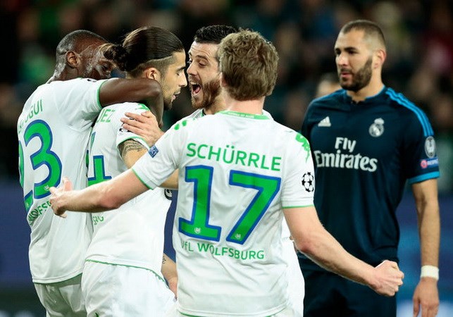 Wolfsburg khiến Real Madrid phải choáng váng. (Nguồn: Getty Images)