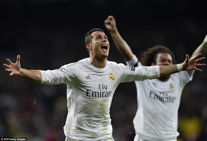 Ronaldo đã đưa Real Madrid vào bán kết Champions League. (Nguồn: AFP/Getty Images)