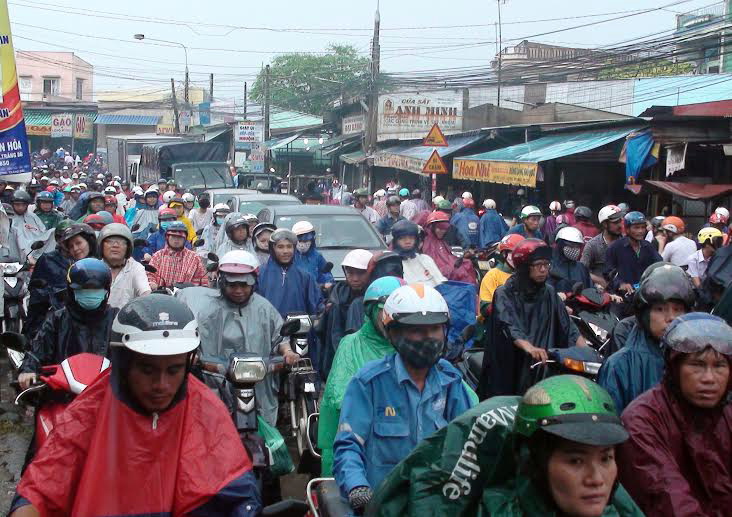  giao thông nhiều nơi tê liệt,