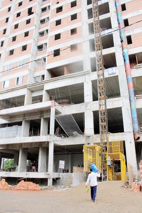 Dự án nhà ở xã hội Sonanland do Công ty cổ phần đầu tư và xây dựng nhà ở Sơn An làm chủ đầu tư đang được xây dựng tại phường Tam Hòa, TP.Biên Hòa.