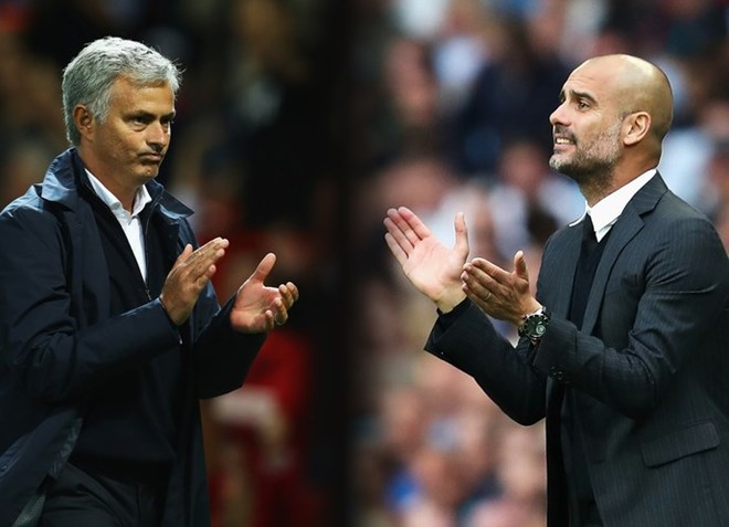  Mourinho đối đầu với Pep Guardiola.