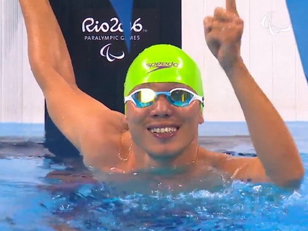 Võ Thanh Tùng giành huy chương Paralympic.