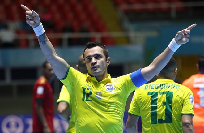 Falcao lập nên kỷ lục mới trong lịch sử FIFA Futsal World Cup. (Nguồn: Getty Images)