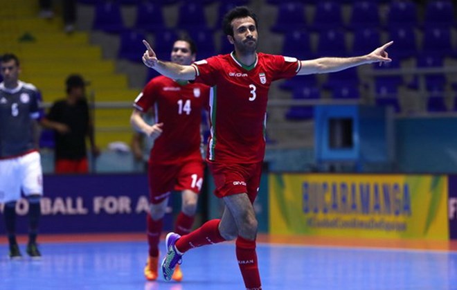 Futsal Iran lần thứ 2 vào bán kết FIFA Futsal World Cup. (Nguồn: Getty Images)