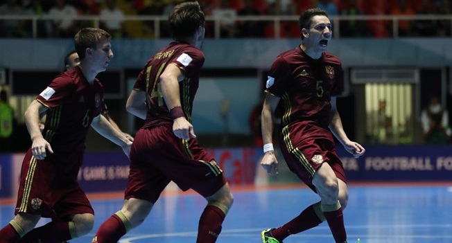 futsal Nga có chiến thắng thuyết phục trước Tây Ban Nha
