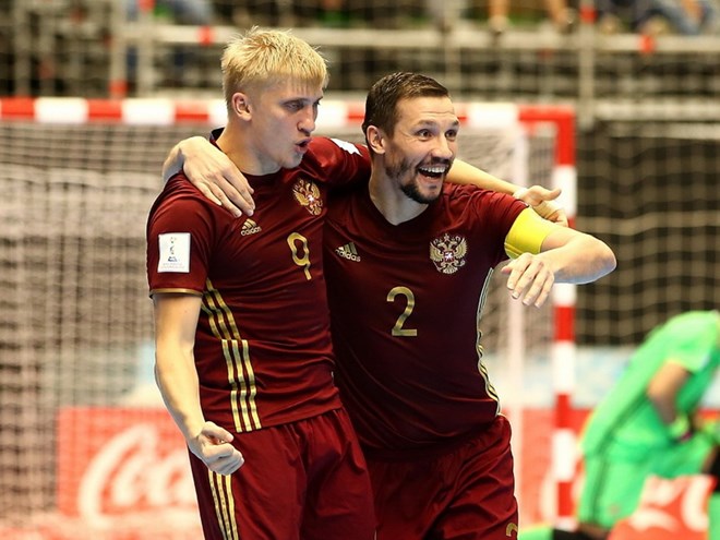 Đội tuyển bóng đá Futsal Nga lần đầu vào chung kết. (Nguồn: Getty Images)