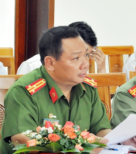 Thượng tá Lê Quang Nhân.
