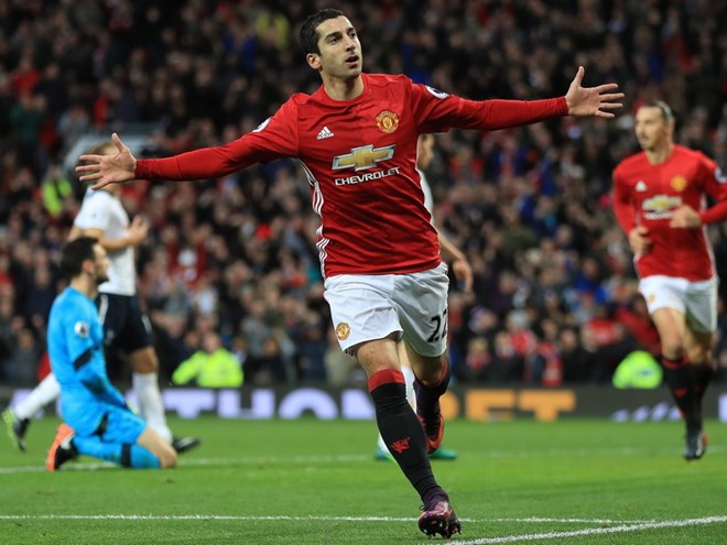 Henrik Mkhitaryan lập công cho Manchester United. (Nguồn: Getty Images)