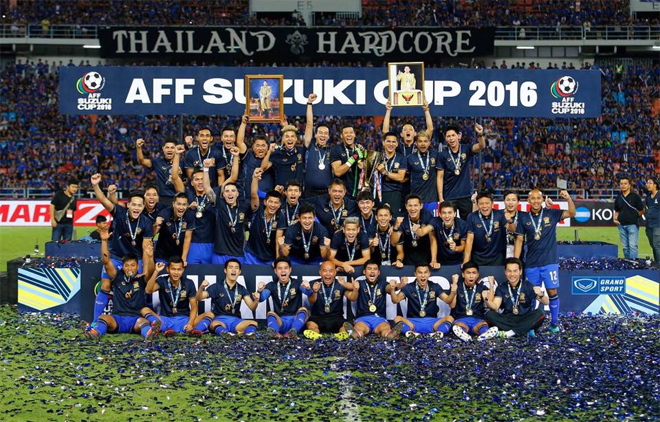 Thái Lan vô địch AFF Cup 2016 đầy thuyết phục.