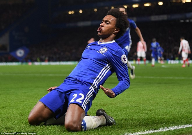 Willian đã có trận đấu hay nhất ở mùa này. (Nguồn: Getty Images)