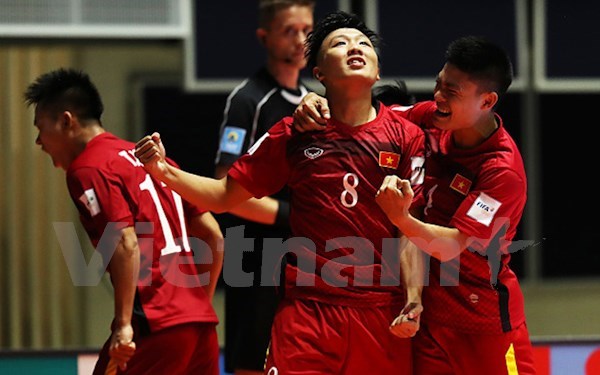 Futsal Việt Nam lập kỳ tích tại World Cup. (Nguồn: VFF)