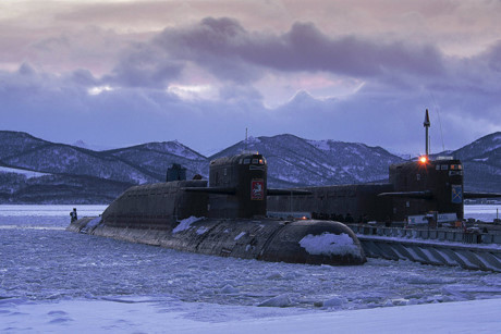 Tàu ngầm tên lửa đạn đạo liên lục địa Project 667BDR của Nga.