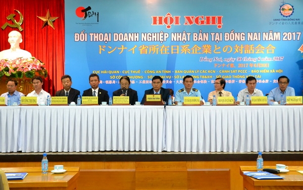 Quang cảnh buổi đối thoại với doanh nghiệp Nhật Bản