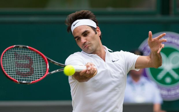 Federer thẳng tiến vào vòng 2 Wimbledon. (Nguồn: AP)