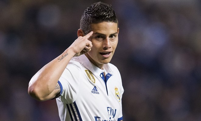 James Rodriguez khoác áo Bayern 2 năm. (Nguồn: Getty Images)