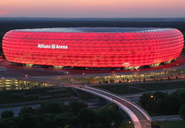 Sân vận động Allianz Arena.