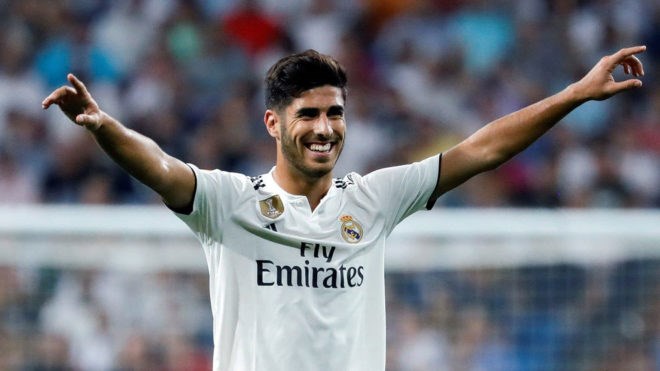 Asensio giúp Real Madrid tạm lên ngôi đầu. (Nguồn: EFE)