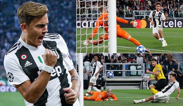 Juventus thắng dễ nhờ cú đúp của Dybala.
