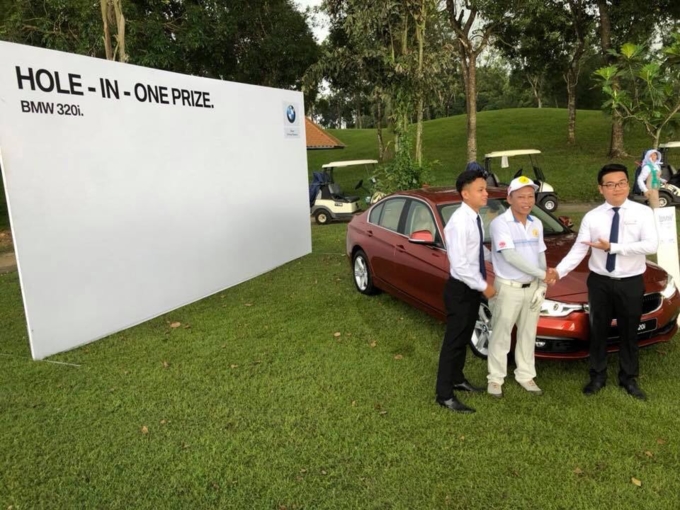 Golfer Trần Văn Tuyên đoạt giải Hole-in-one
