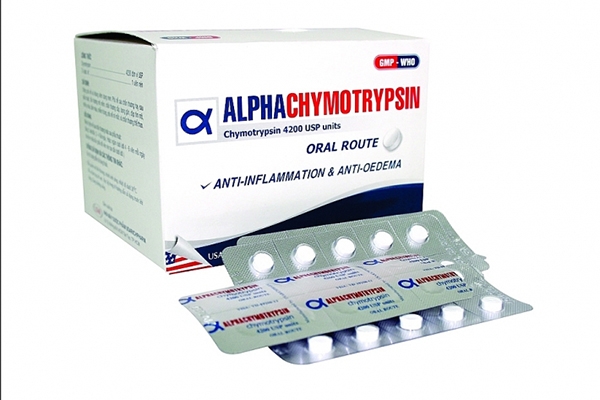 Thu hồi trên toàn quốc thuốc viên nén Alphachymotrypsine 4200 không đạt tiêu chuẩn