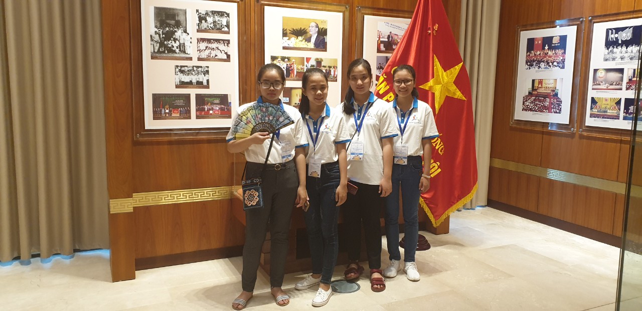 4 trẻ em tỉnh Đồng Nai tham gia Diễn đàn trẻ em quốc gia lần thứ 6, năm 2019 với chủ đề “Trẻ em với các vấn đề trẻ em”, do Bộ Lao động - thương binh và xã hội phối hợp cùng các bộ, ngành trung ương tổ chức (ảnh: CTV)