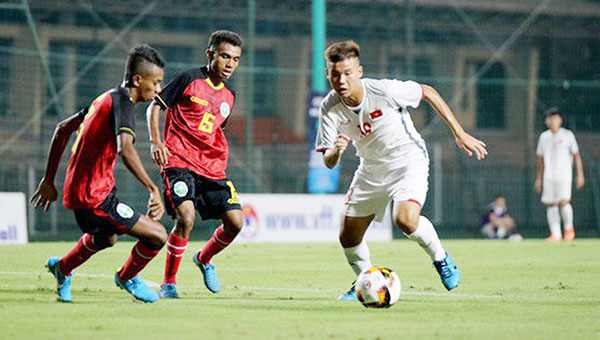 U.15 Việt Nam có trận thắng 2-0 trước U.15 Timor Leste
