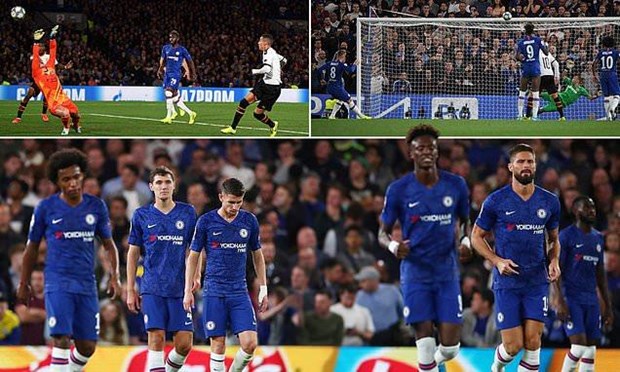 Chelsea gục ngã trên sân nhà. (Nguồn: DM)