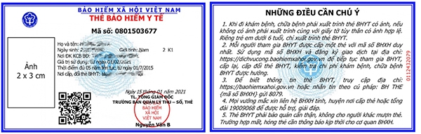  Mẫu thẻ BHYT mới do BHXH Việt Nam phát hành có những khác biệt với mẫu BHYT hiện hành