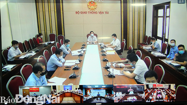 Bộ GT-VT họp trực tuyến với các địa phương về việc triển khai đầu tư xây dựng tuyến đường Vành đai 3, Vành đai 4