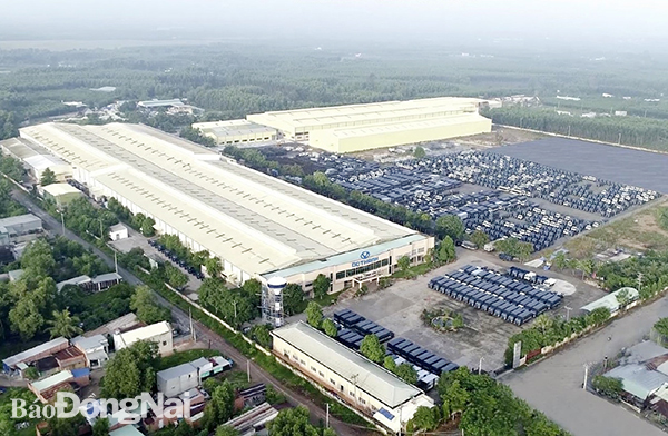 Cụm công nghiệp ô tô Đô Thành, xã Long Phước, H.Long Thành. Ảnh: H.Lộc