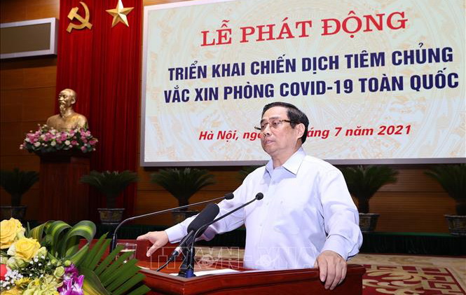 Thủ tướng Chính phủ Phạm Minh Chính phát biểu tại lễ phát động