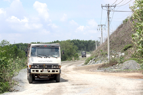  Phường Phước Tân (TP.Biên Hòa) là nơi quy hoạch cấp phép một số dự án khai thác khoáng sản nhưng chưa triển khai được. Ảnh: Khánh Minh