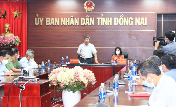  Phó bí thư Thường trực Tỉnh ủy Hồ Thanh Sơn kết luận tại cuộc họp