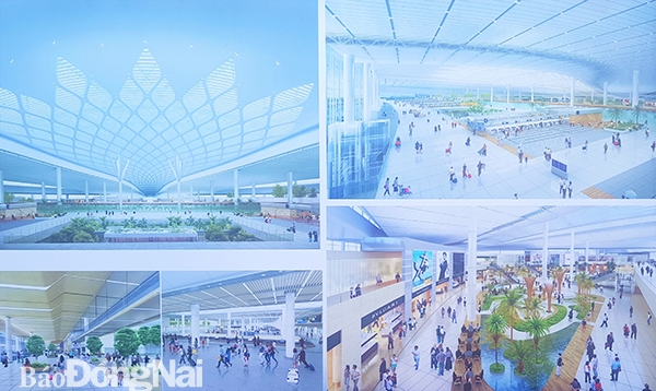 Hạng mục nhà ga hành khách của sân bay Long Thành giai đoạn 1 dự kiến sẽ hoàn thành xây dựng trong tháng 6-2025.