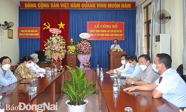 Lãnh đạo Công ty cổ phần nông sản Đông Việt chia sẻ quá trình thành lập và sự phát triển của công ty