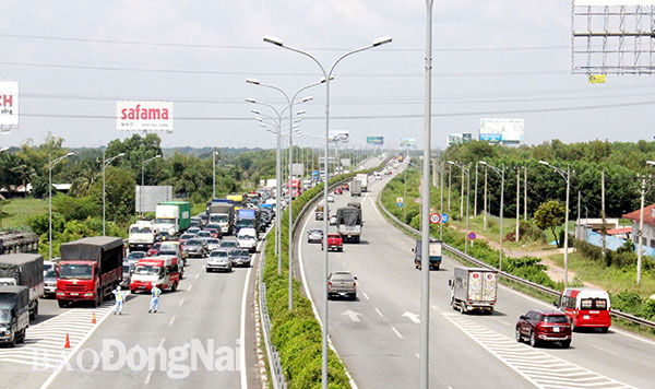 Cao tốc TP.HCM - Long Thành - Dầu Giây giúp cho dự án bất động sản khu vực TP.Long Khánh được nhiều nhà đầu tư chú ý. Ảnh: K.Minh