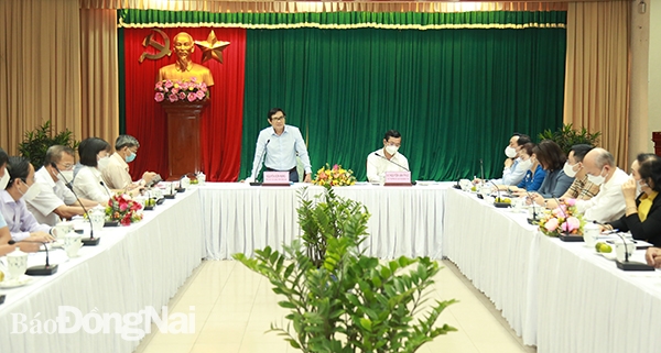 Phó chủ tịch UBND tỉnh Nguyễn Sơn Hùng phát biểu