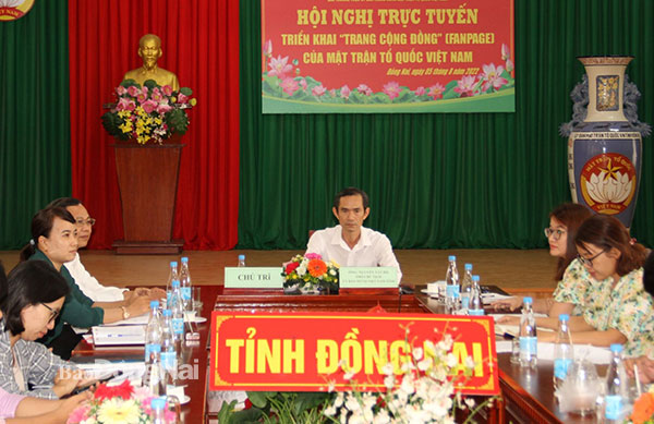 Các đại biểu tham dự tại điểm cầu tỉnh Đồng Nai .Ảnh: Sông Thao