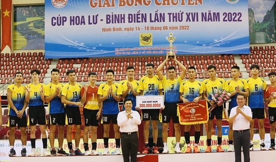 Đội nam Tràng An Ninh Bình đã vô địch mùa giải năm ngoái. 