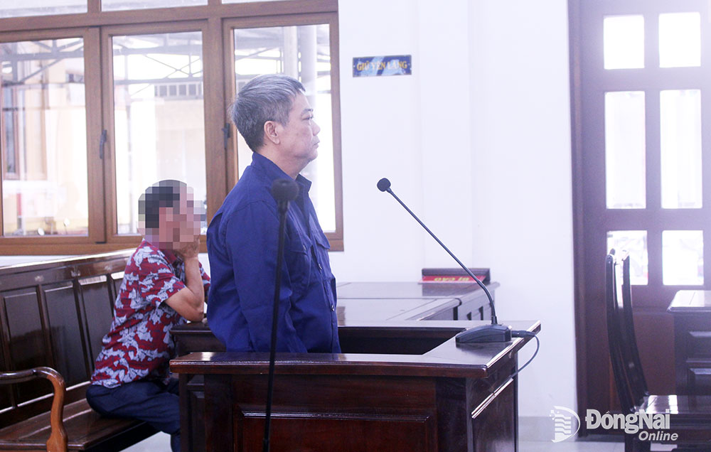 Bị cáo Nguyễn Mạnh Trí tại phiên tòa xét xử