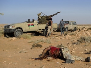 Tại Libya tình hình chiến sự vẫn rất căng thẳng. (Nguồn: AFP/TTXVN)