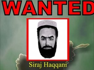 Siraj Haqqani đang bị truy nã.