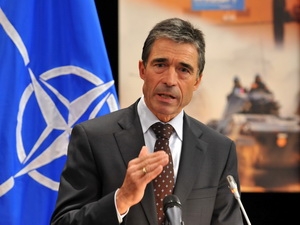 Tổng Thư ký NATO Anders Fogh Rasmussen. (Nguồn: THX/TTXVN)