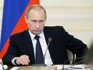 Ứng cử viên Tổng thống Nga Vladimir Putin. (Nguồn: Internet)