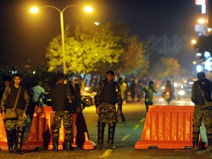 An ninh được tăng cường tại thủ đô Male. (Nguồn: Getty Images)