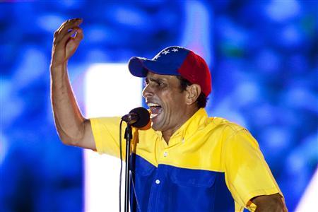 Ứng cử viên- tổng thống Venezuela Capriles