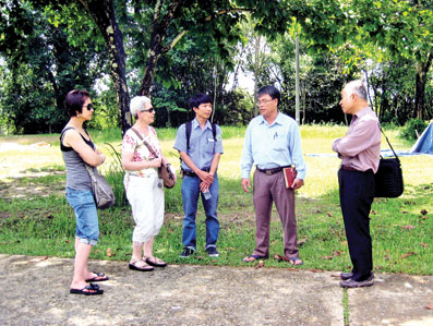 Các nhà khoa học đến nghiên cứu tại Vườn quốc gia Cát Tiên.
