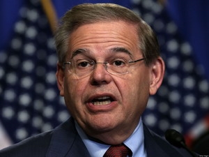 Thượng nghị sĩ Dân chủ Bob Menendez.